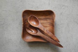 木製の食器