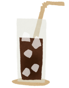 アイスコーヒーのイラスト